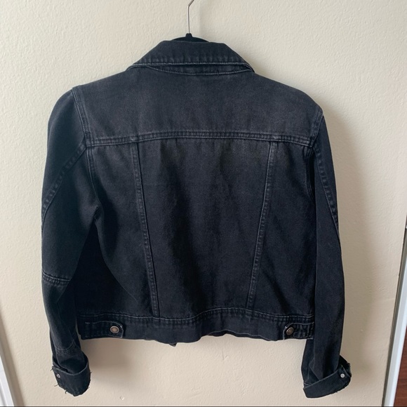 FREE PEOPLE RUMORS DENIM JACKET - XS - Picture 3 of 4